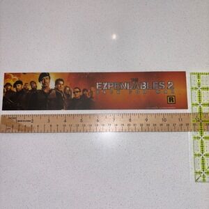 The Expendables 2 Back For War Movie Promotional Mylar 2012 Lionsgate 11x2.5
